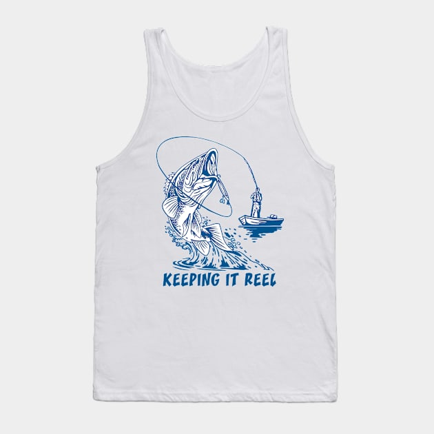 Keeping it Reel Fishing Tank Top by RadStar